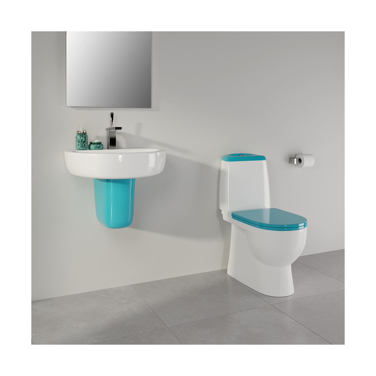 Раковина "best" белая "sanita luxe"  wb.pd/best/55-c/wht.g/s1