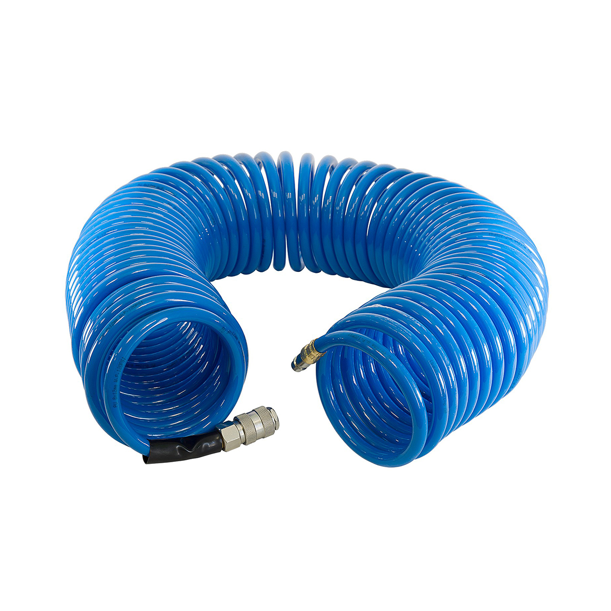 Шланг спиральный для пневмоинструмента 20 м, с фитингами rapid, полиуретан (1) "fubag" 170307