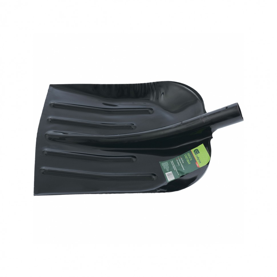 Лопата для уборки снега стальная эмалированная, 330 х 365 мм, без черенка, Сибртех (61531)