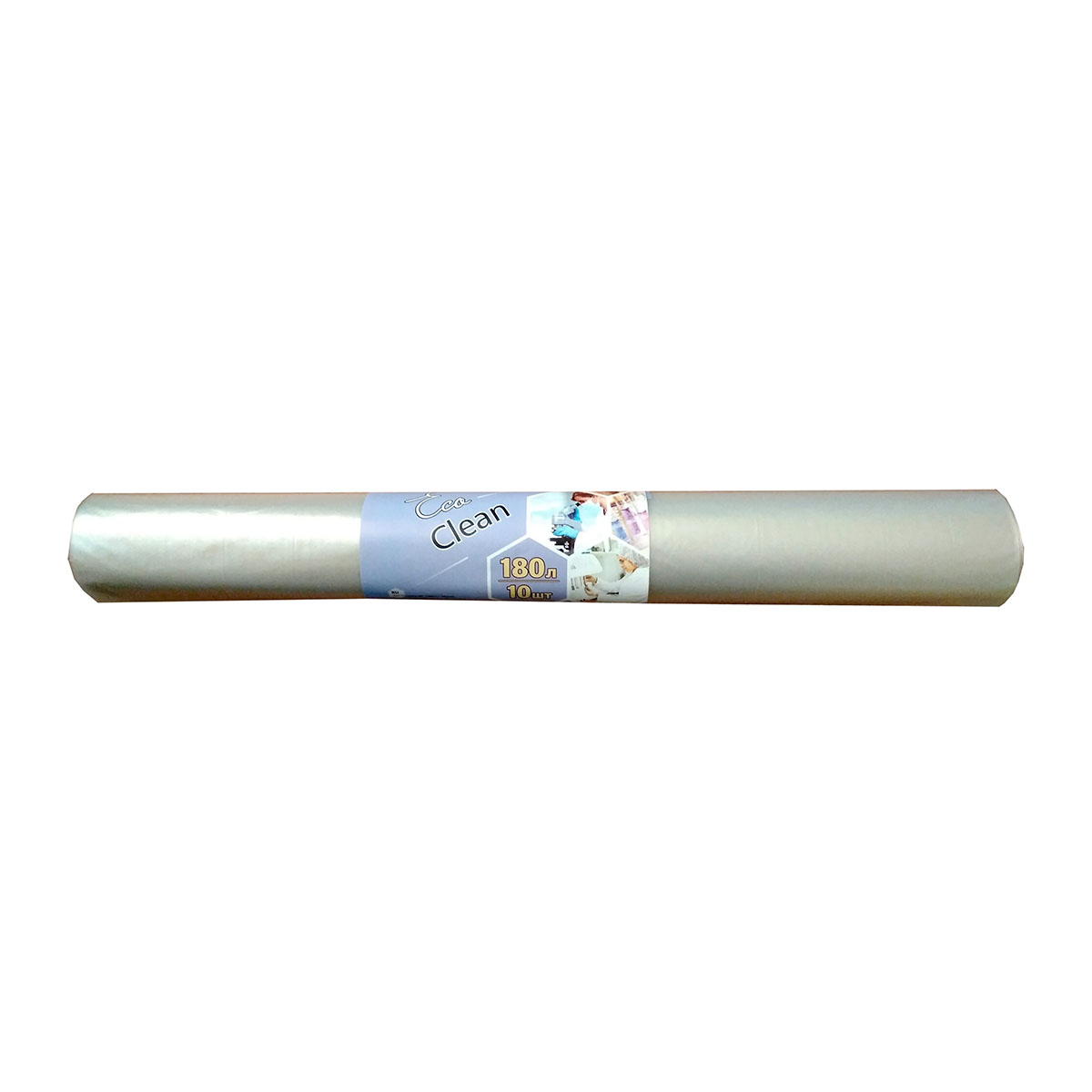 Мешки для мусора "ecoclean" 180 л  рулон 10 шт. (30 мкм) (1/20) концепция быта