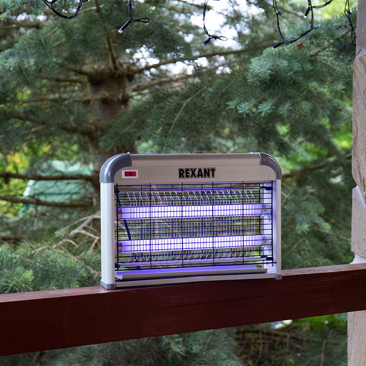 Лампа антимоскитная r80  2х10вт 220в (1/10) "rexant" 71-0046