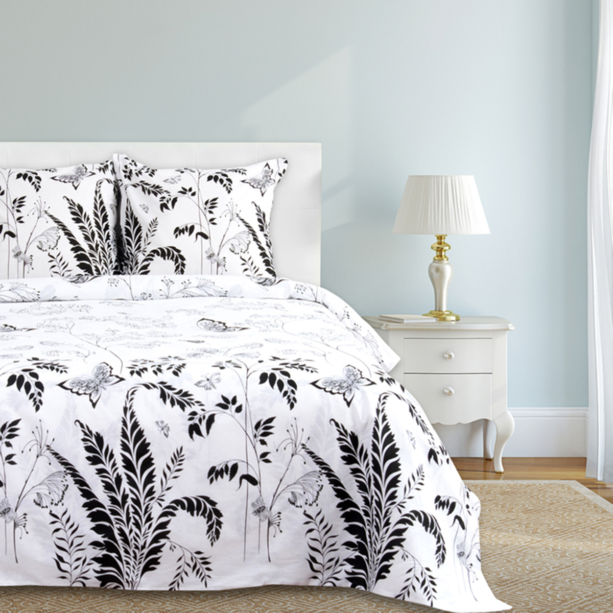 Постельное белье "этель" легкость ночи семейный (бязь) (1) 1090458