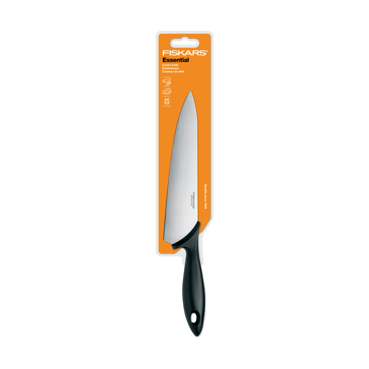 Нож поварской "essential" 21 см (1/5) "fiskars" 1023775