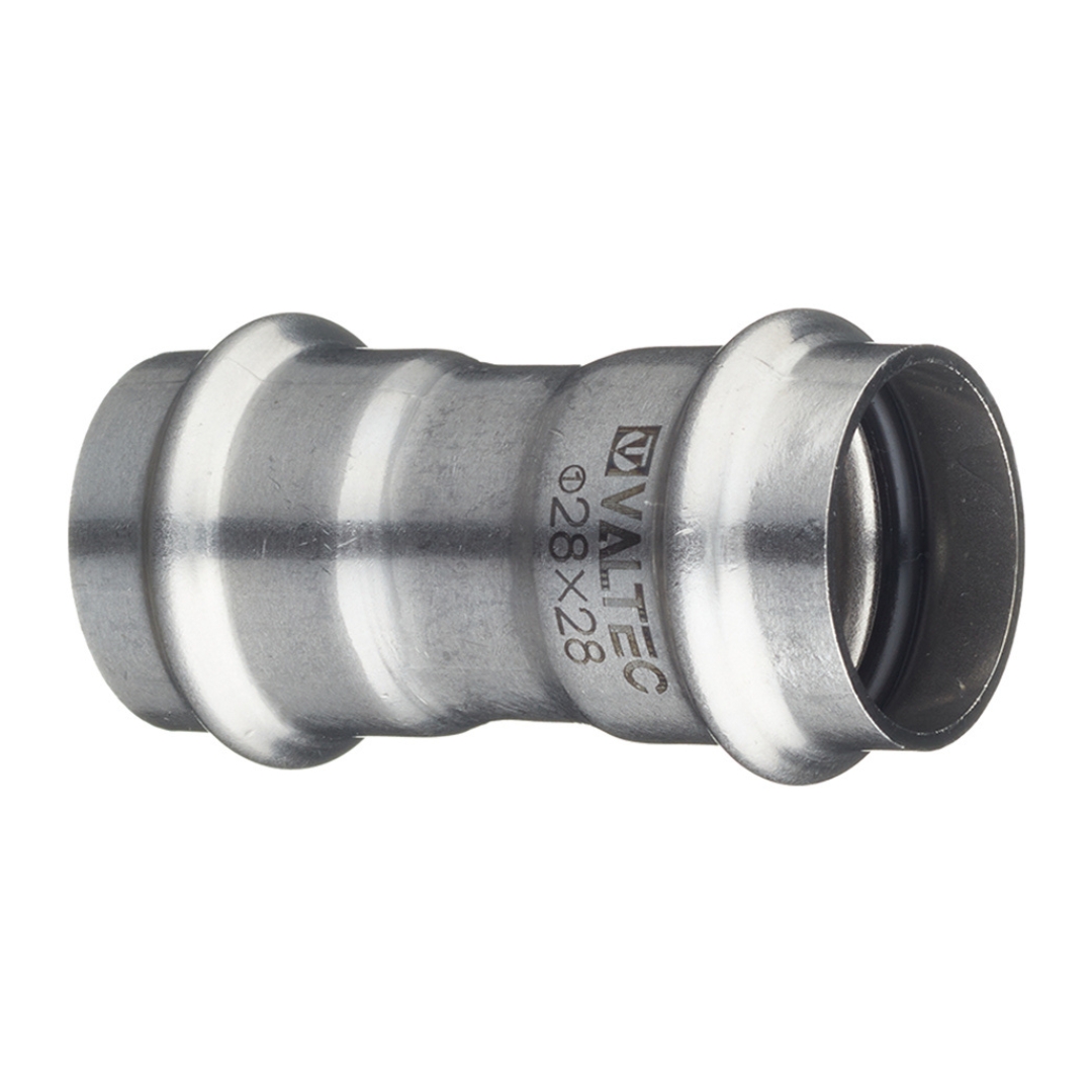 Муфта пресс 28 х 28 мм нержавеющая сталь VALTEC