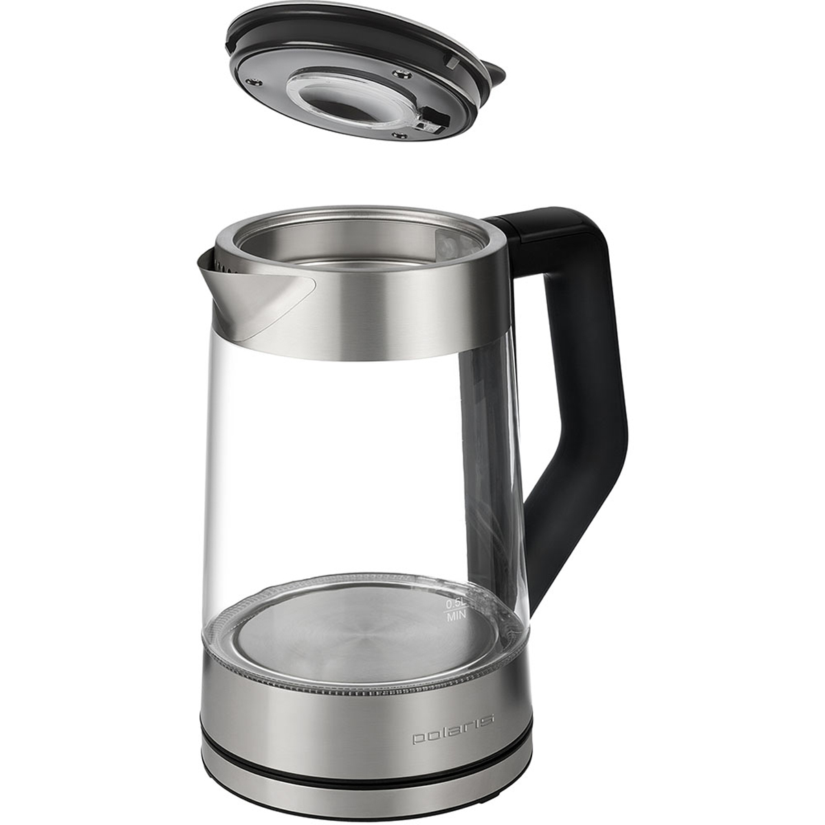 Чайник электр. pwk 1702cgl 1,7 л стекло (1/4) "polaris"