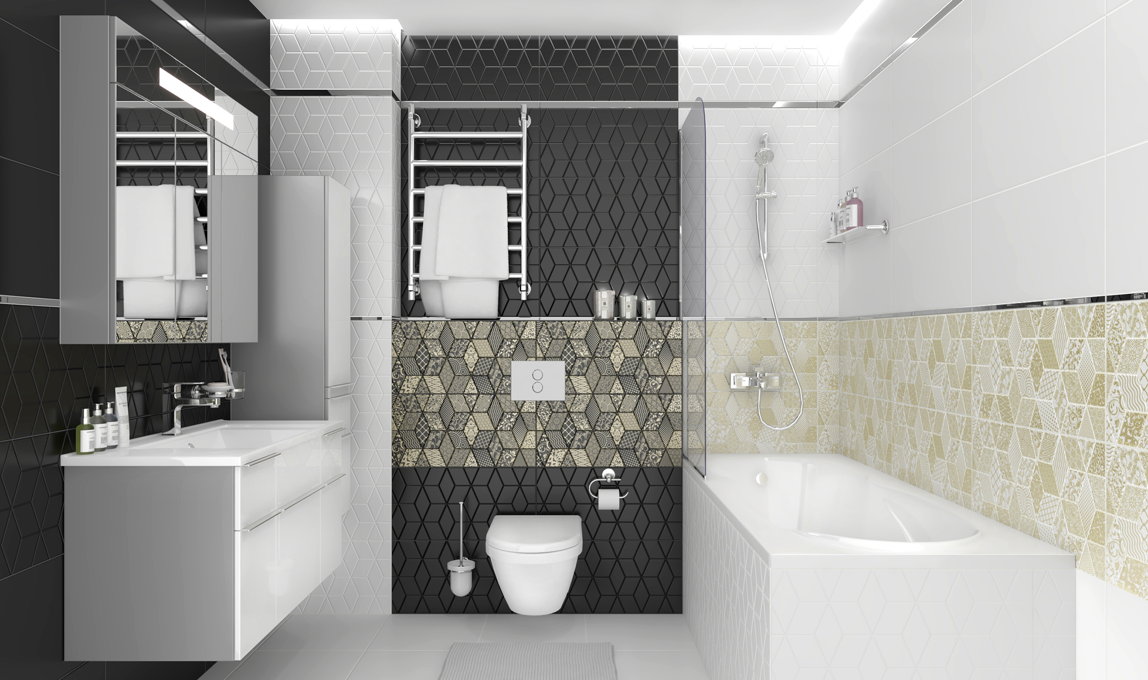 Tabu discrete белый 30x60