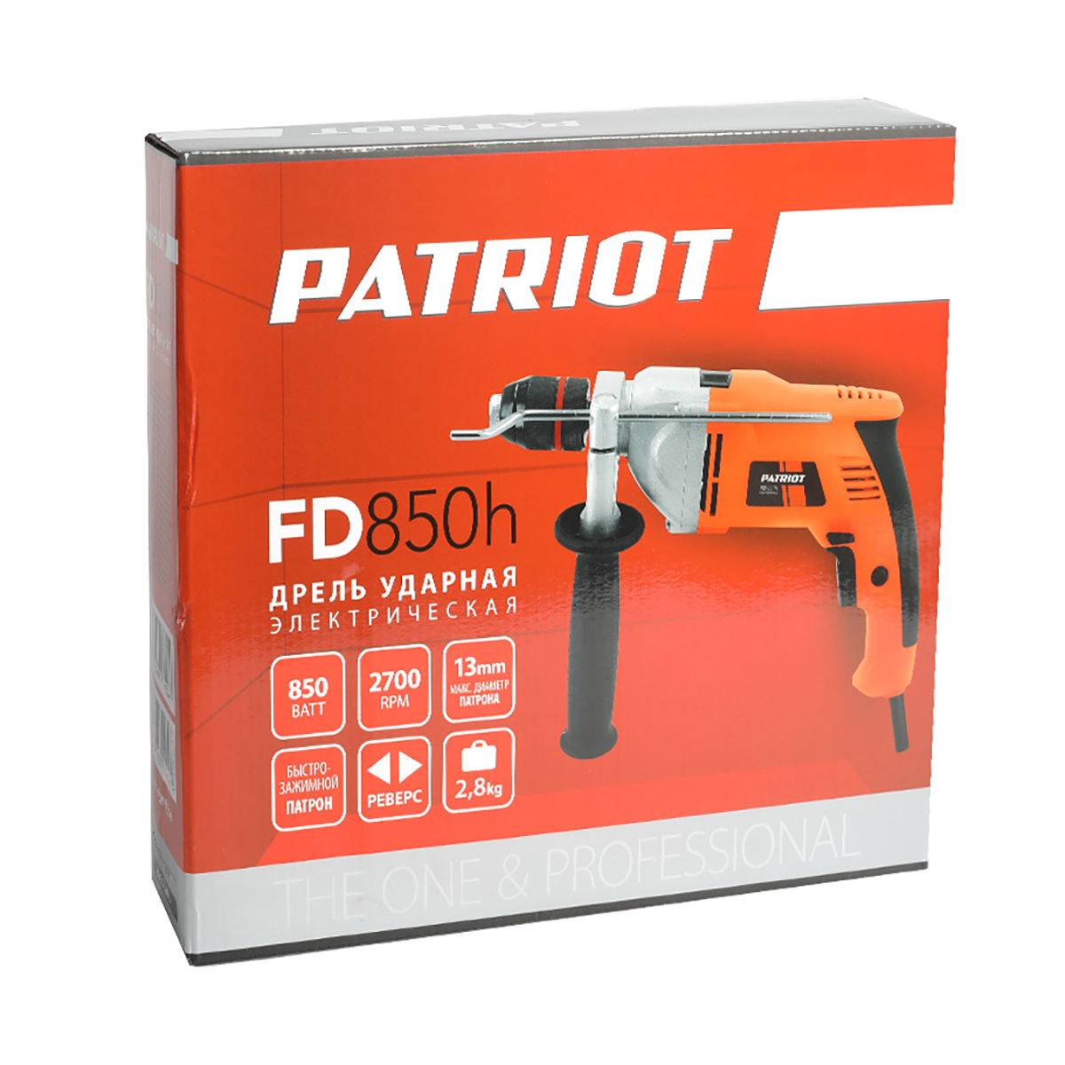 Дрель ударная fd 850h (1/5) "patriot" 120301464