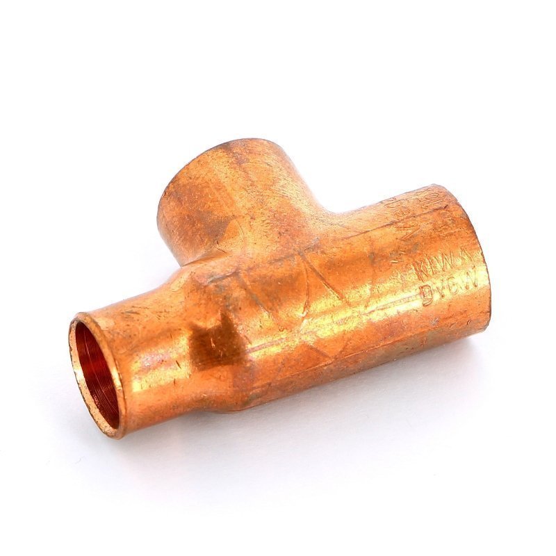 Тройник переходной под пайку 15 х 15 х 12 мм VIEGA медный