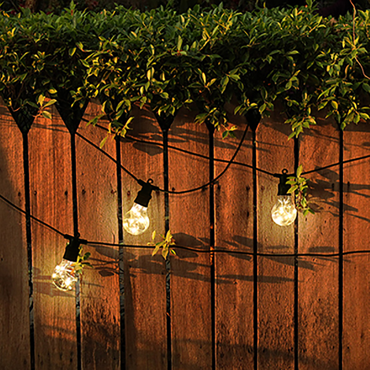 Электрогирлянда "ретро лампы" 5 м, 5 ламп, 8 реж., с блоком питания (1/4) "vegas"