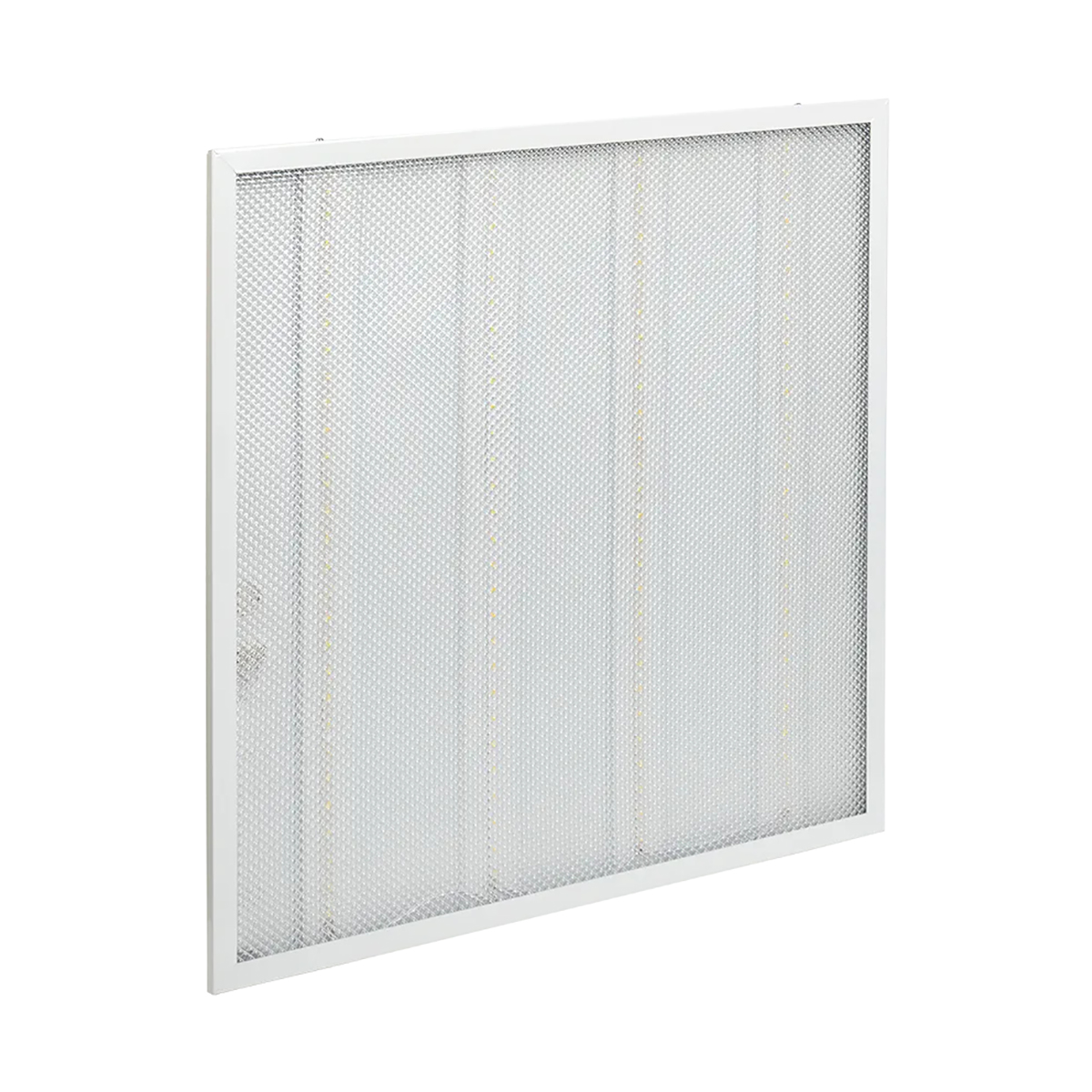 Панель светодиодная дво 6560-p 595*595*20 мм призма 36 вт 3600 лм 6500к, холод. свет (1/4) "iek"