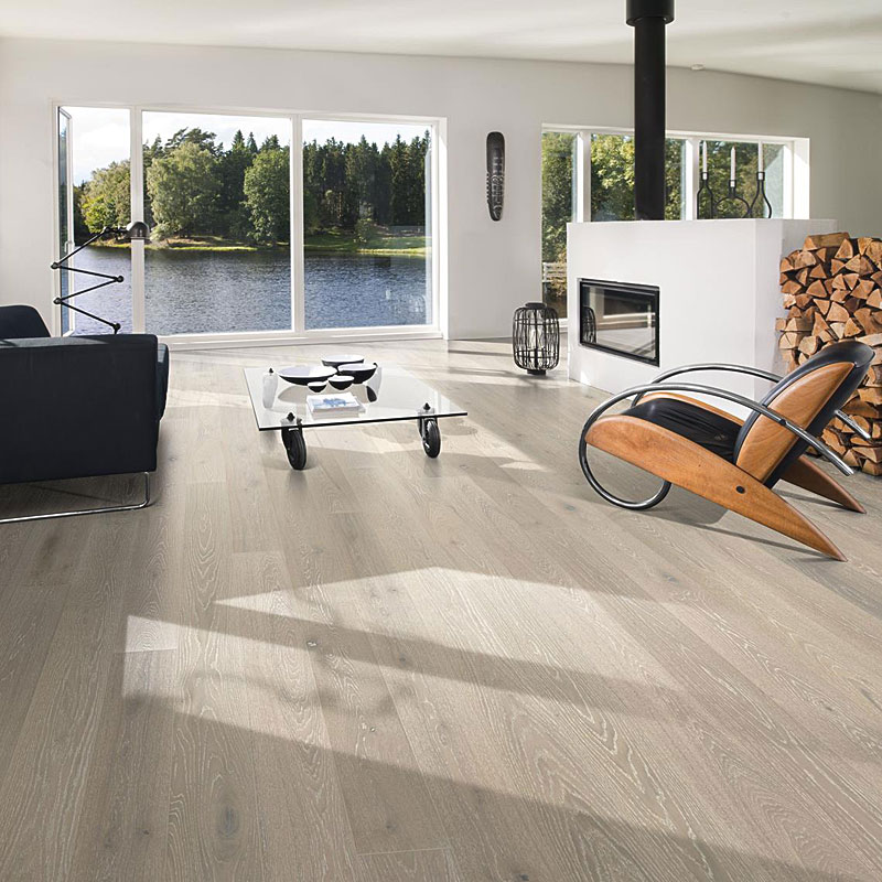 Паркетная доска Kahrs Original Коллекция Новая Классика Дуб Новая Классика Снег матовый лак однополосный ORIGINAL OAK SNOW 1S