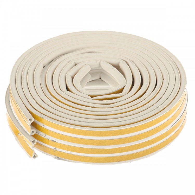 Уплотнитель, 24 м, профиль "P", белый Сибртех (93845)