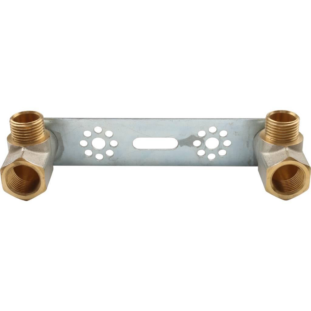 Угол переходной на планке 16 х 1/2'' ВР под обжим TIEMME для металлопласта