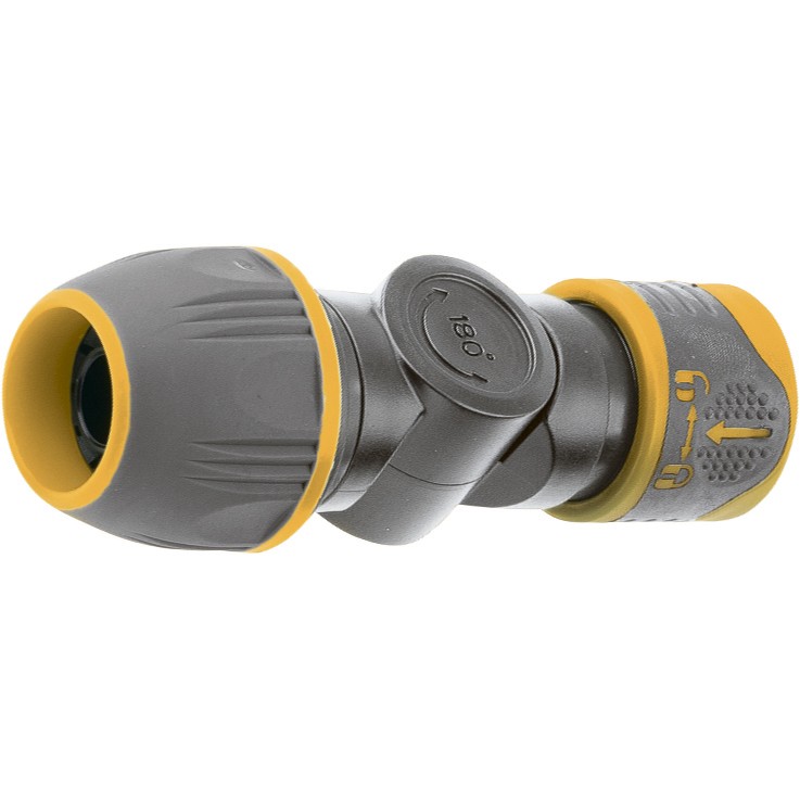 Соединитель быстросъемный, универсальный 1/2-3/4, с шарниром Palisad Luxe (66249)