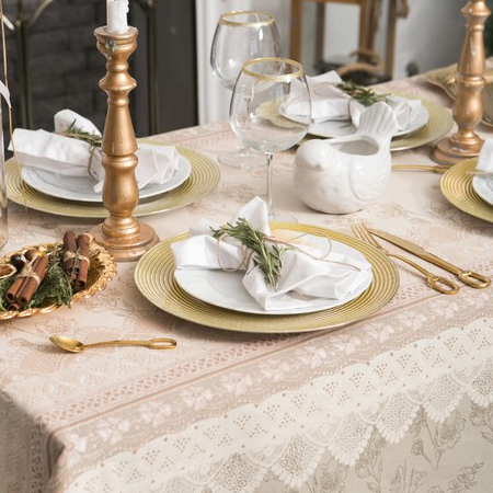 Скатерть "доляна" кружево 180*146 см (1/17) 1972213