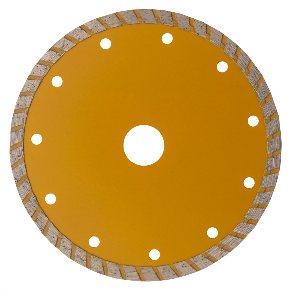 Диск алмазный, отрезной Turbo, 150 х 22.2 мм, сухая резка Denzel (73110)