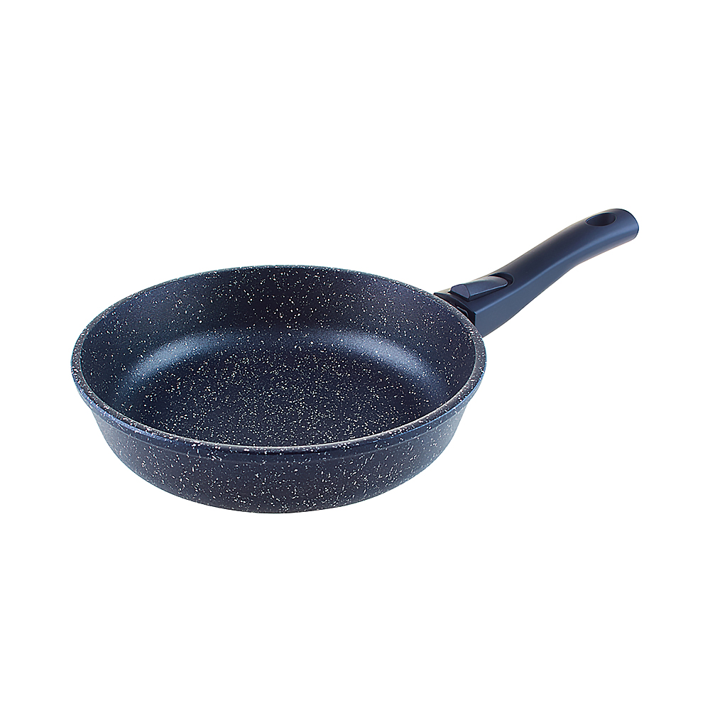 Сковорода антипригарн. "гранит" 26 см серый/мокр. асфальт (1/5) "стальэмаль"  v2264