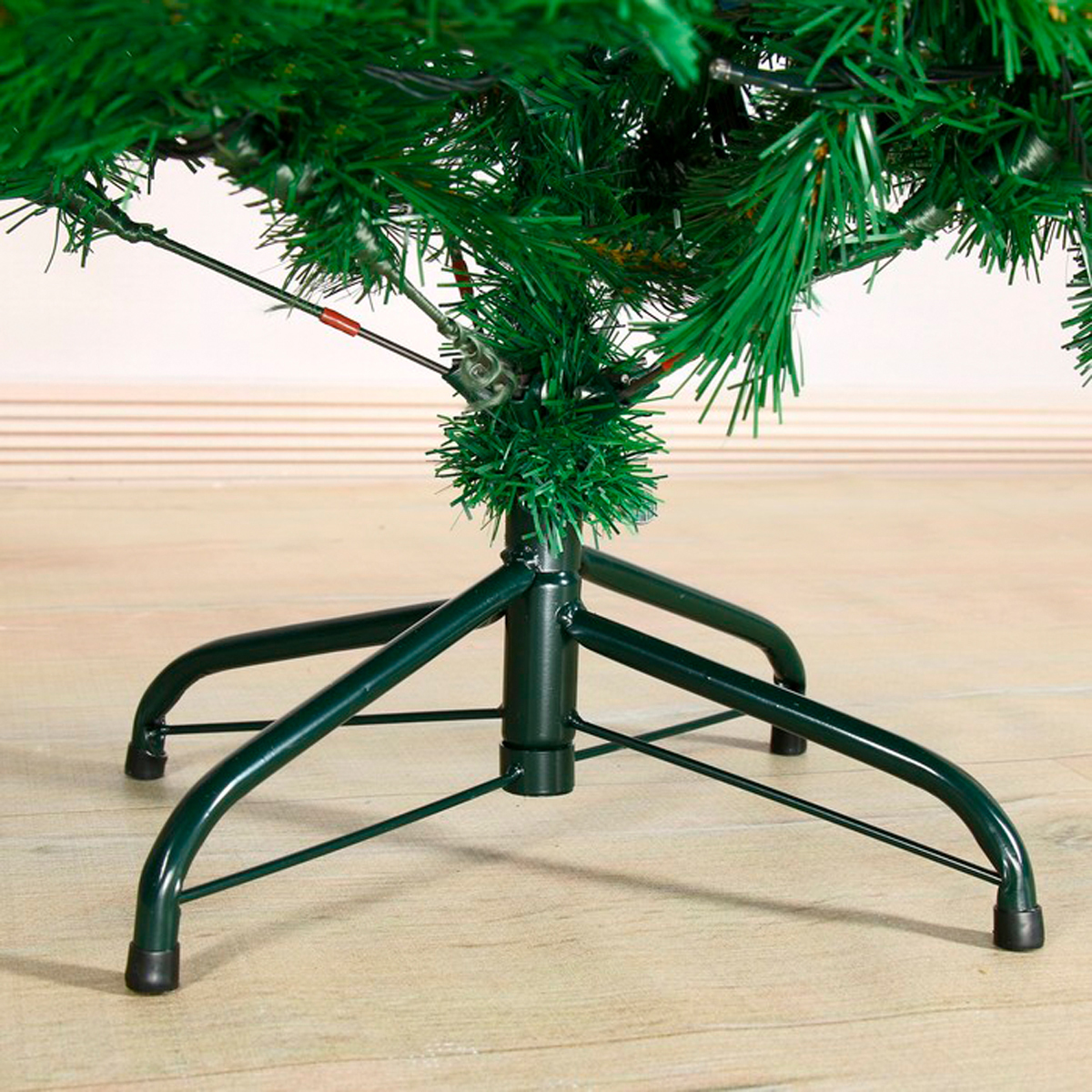 Ель декор. фиброоптич. sl653a-120  120 см, 205 веток (зеленая) "зимнее волшебство" 1108612