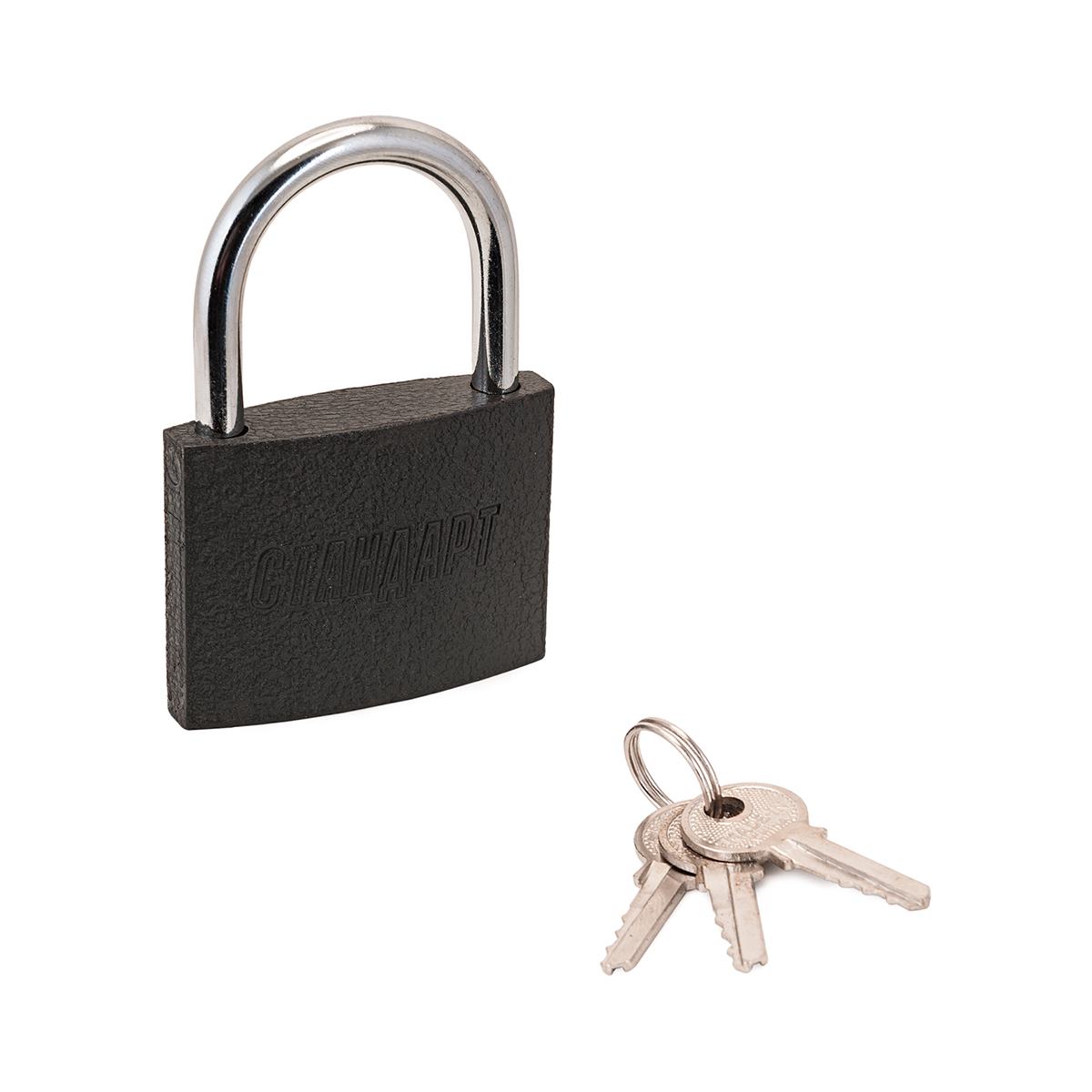 Замок навесной hg-375  8 мм (3 ключа) (1/8/64) "стандарт"