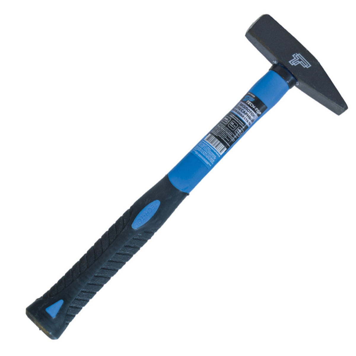 Молоток кованый  "tech-top" пласт. обрезин. ручка  500 г (1/6/36)  120-0500