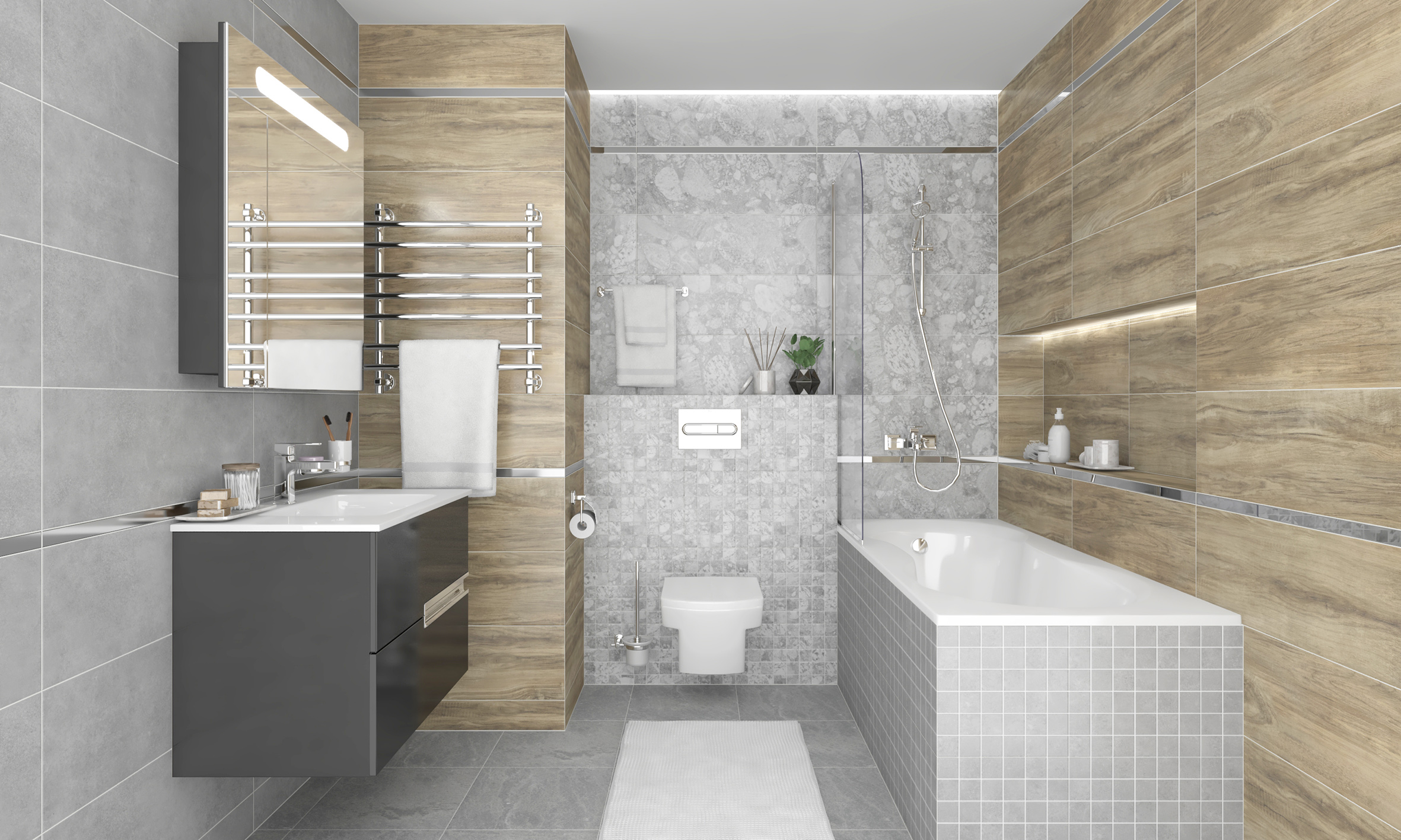 Eco белый 25x75