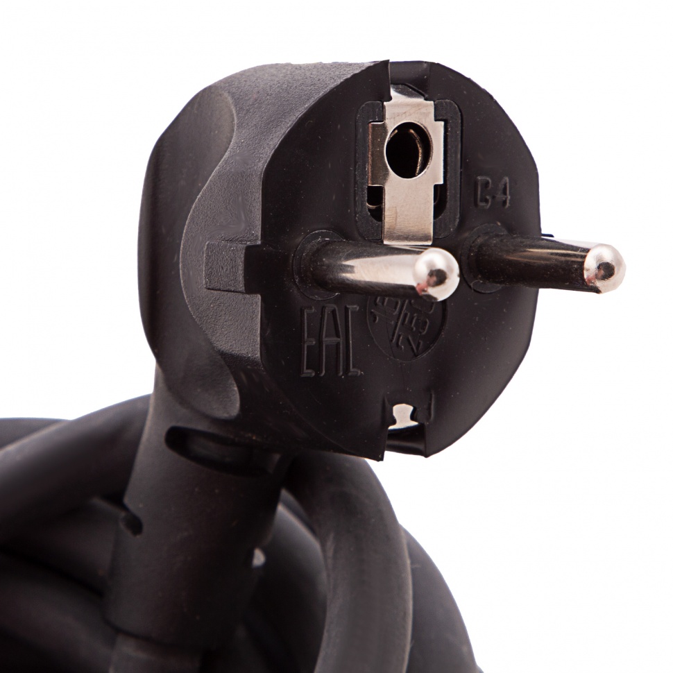 Удлинитель силовой 10 м, 16А, тип УХз16, КГ 3 x 1.5 мм, 2 розетки, Сибртех (95881)