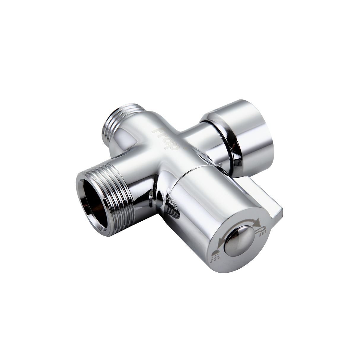 Дивертор (переключатель душа) fbbb-2, хром (1/10/50) "frap"