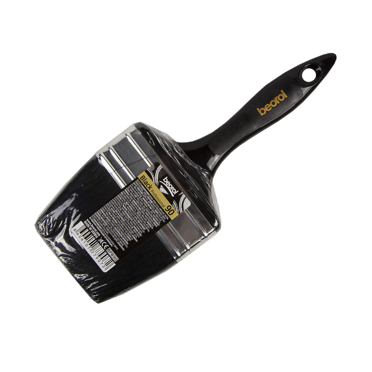 Кисть плоская "black professional"  90 х 15 мм (12/240)  "beorol"