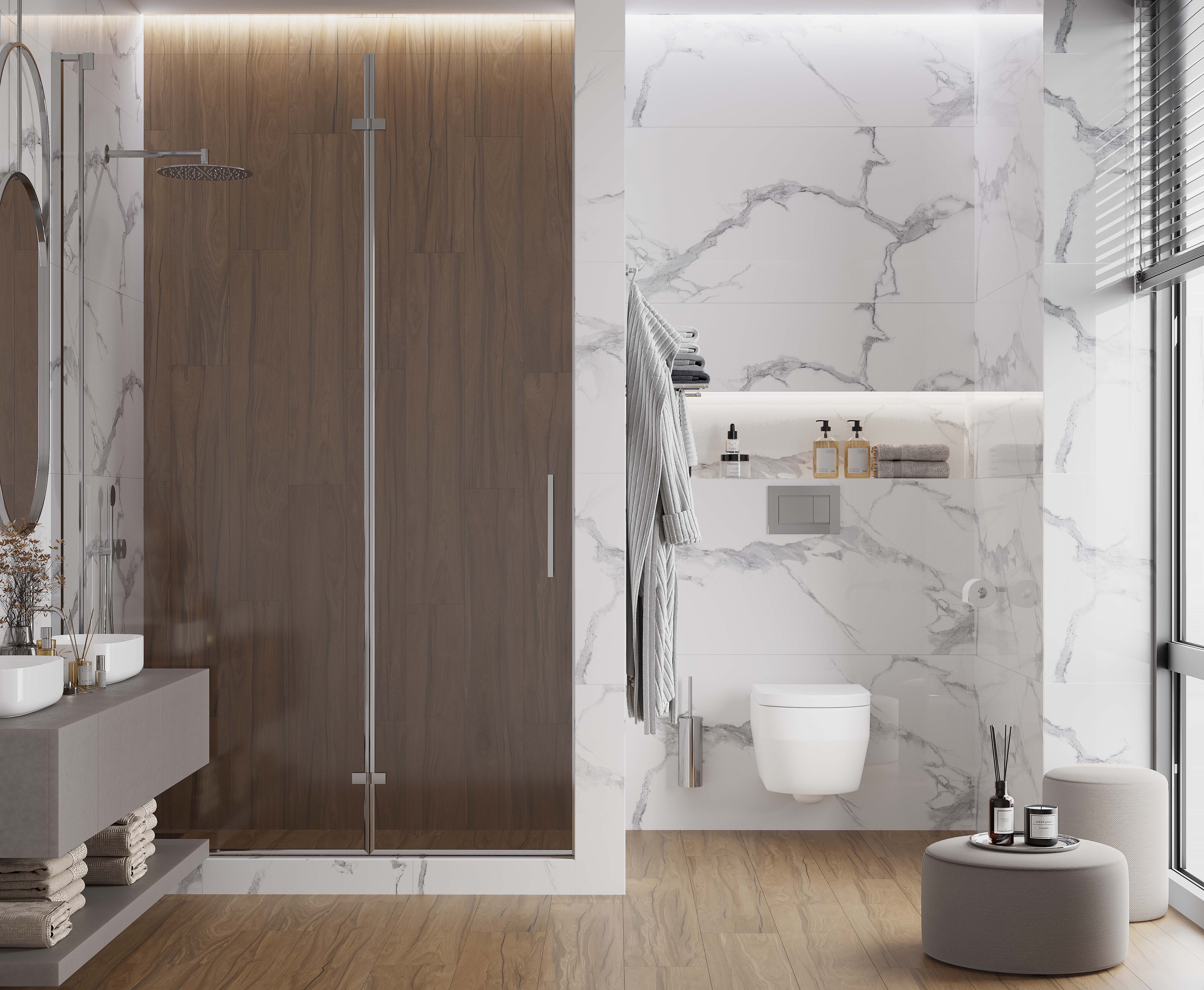 Statuario crown керамогранит белый сатинированный 60x120