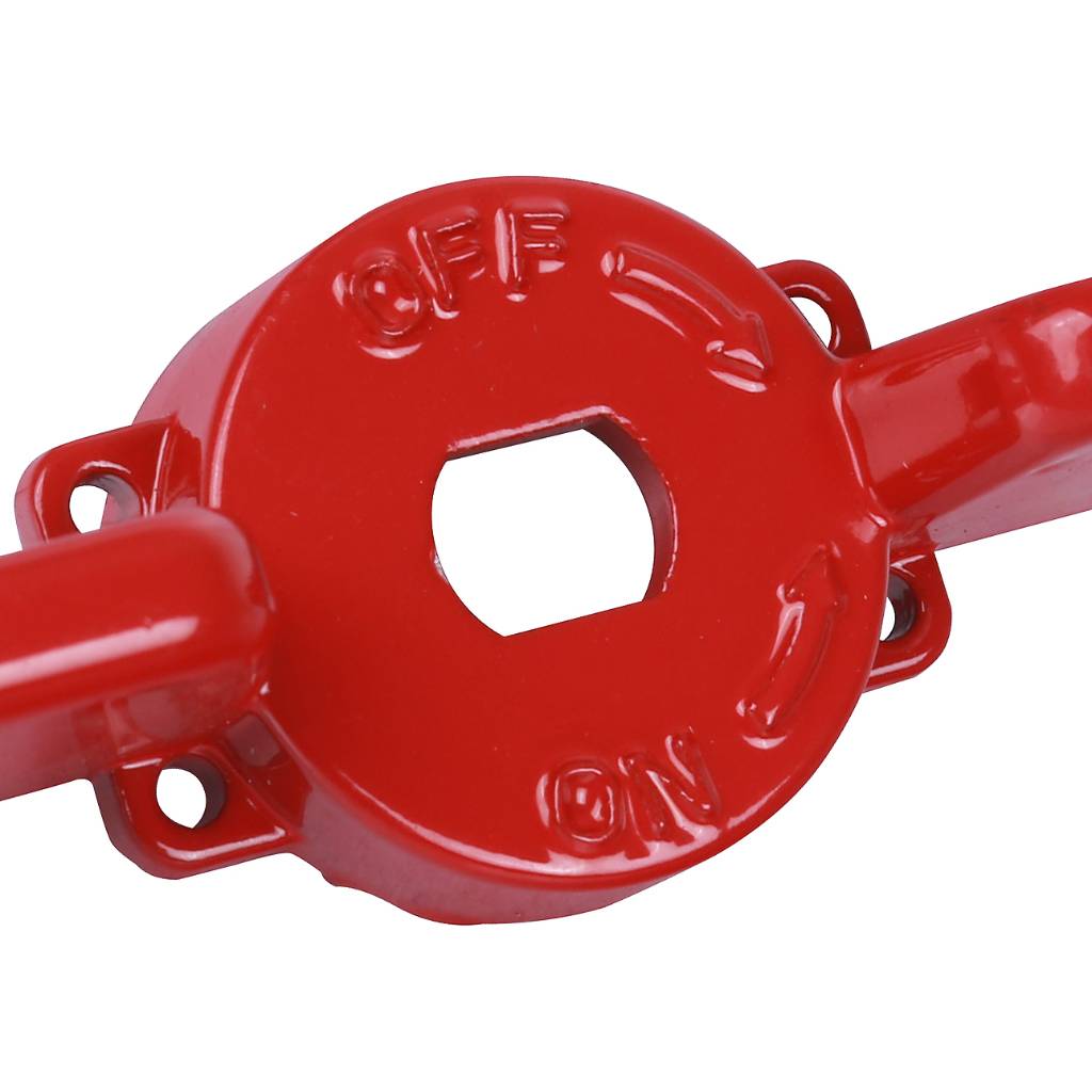 Ручка-бабочка для шарового крана STOUT 1"- 1 1/4" (Красная)