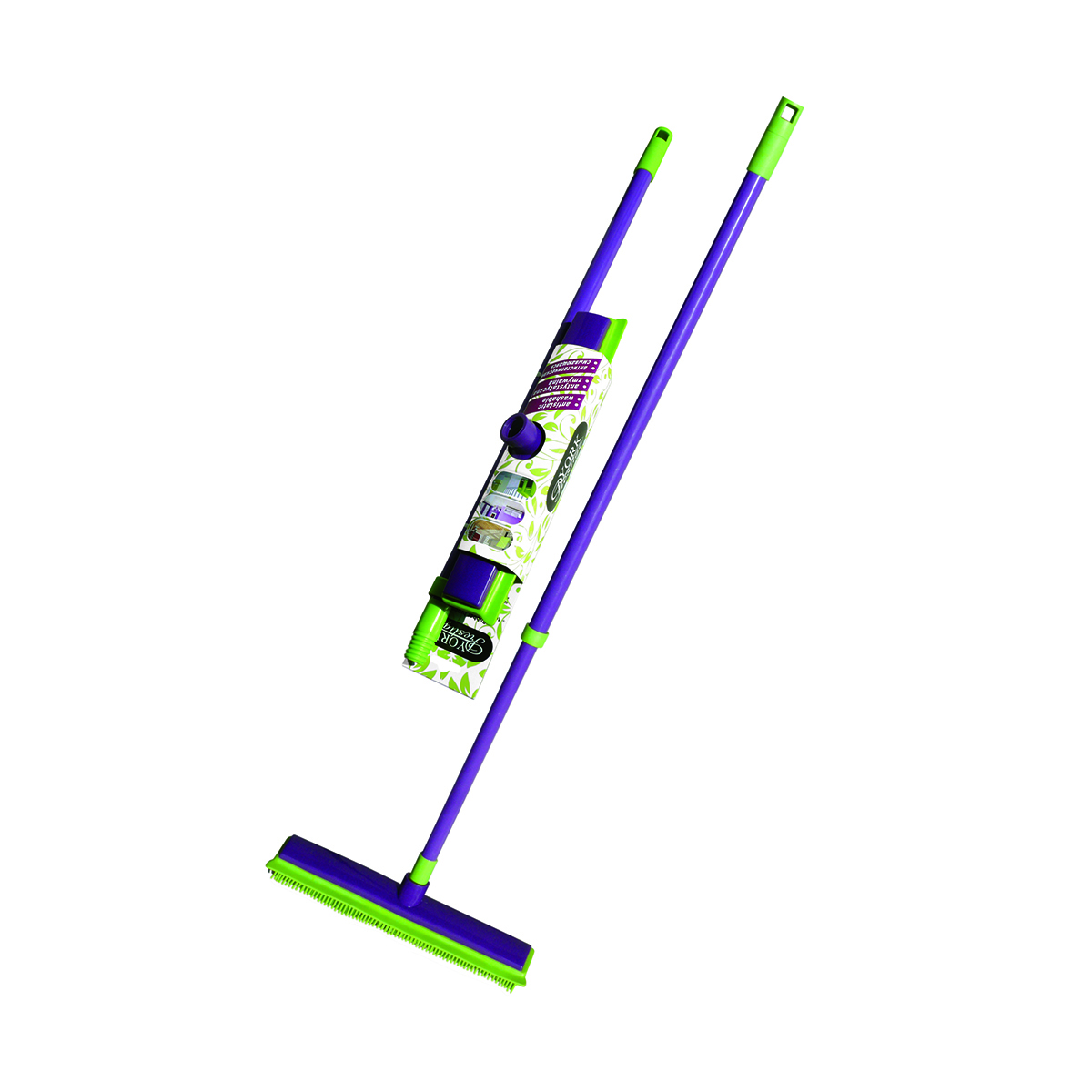 Щетка для пола "престиж" с резиновой щетиной, с рукояткой (1/12) "york"