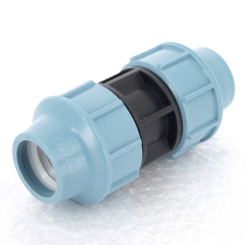 Муфта 50 мм под обжим для труб ПНД UNIDELTA