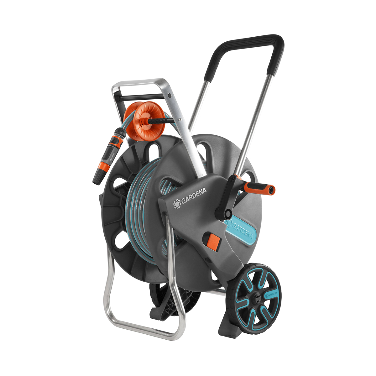 Тележка "cleverroll l easy" с шлангом "classic" 25 м, комплект для полива "gardena" 18522-32.000.00