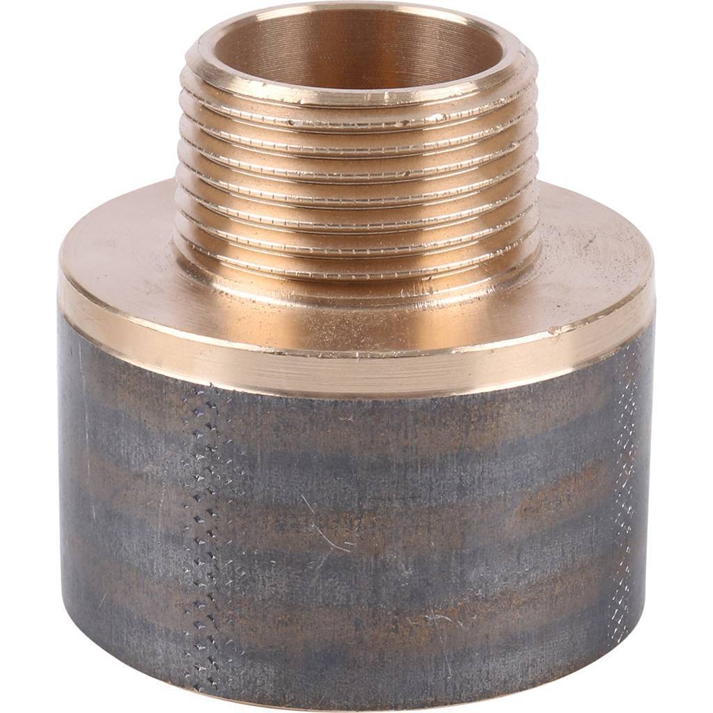 Переходник круглый резьбовой 3/4" х 1"1/4 ВН бронза VIEGA (441357)