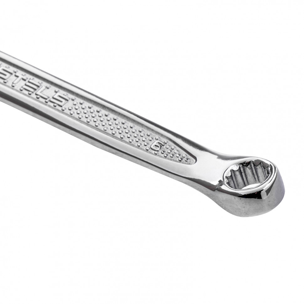 Ключ комбинированный, 6 мм, CrV, антислип Stels (15243)