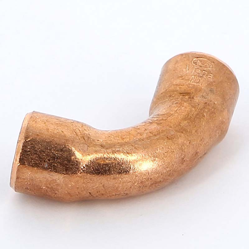 Угол двухраструбный 90° VIEGA пайка 10 мм медный