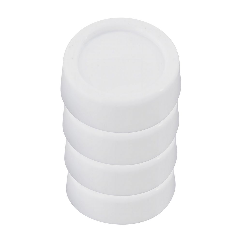 Подставки антивибр. для бытовой техники (круглые белые) 4 шт. (1/15/45) "мультидом" мт76-135