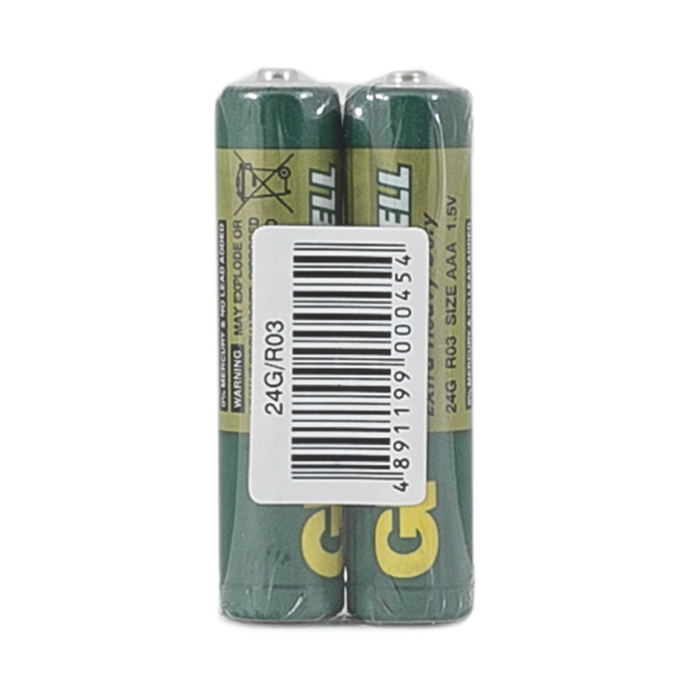 Батарейка gp greencell 24g-os2  тип ааа (2 шт. в слюде) (20/100)