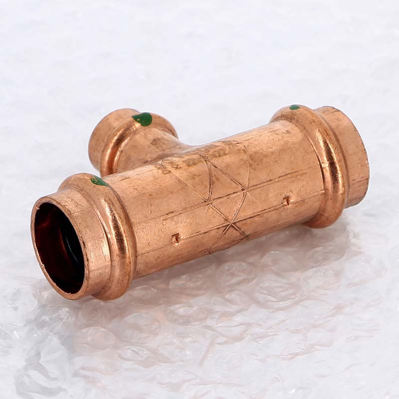 Тройник пресс медный Profipress VIEGA 22х15х22