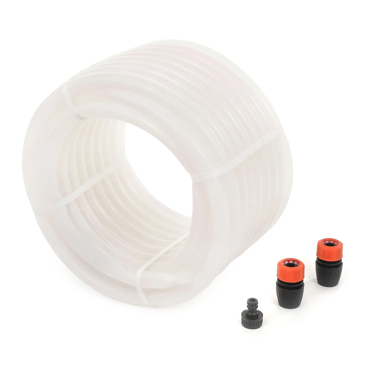 Шланг для полива 1/2" армиров. 3-х слойный прозрачный 25 м (1) "жук люкс"