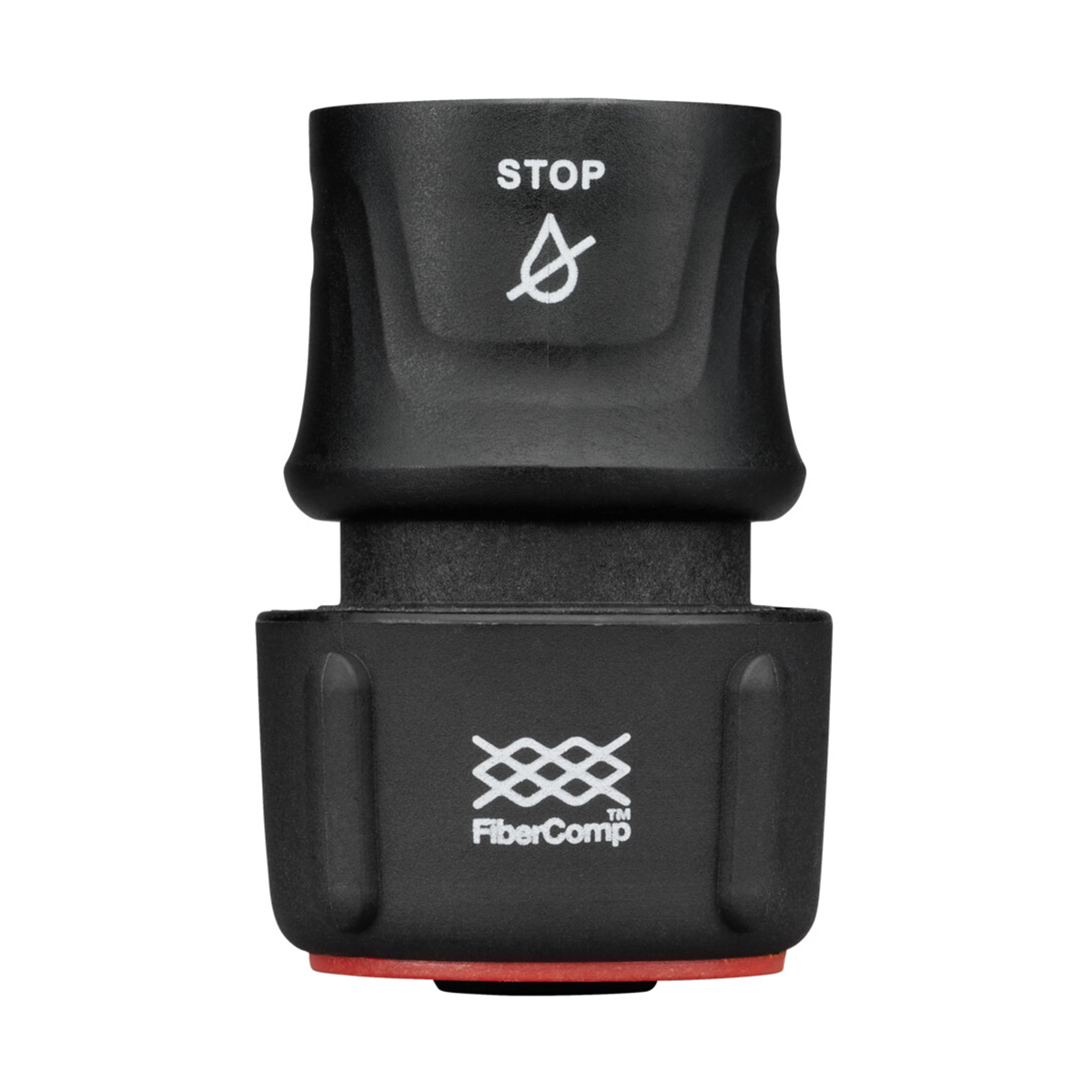 Коннектор для шлангов 3/4” c автостопом  "fibercomp" (1/8) "fiskars" 1054790