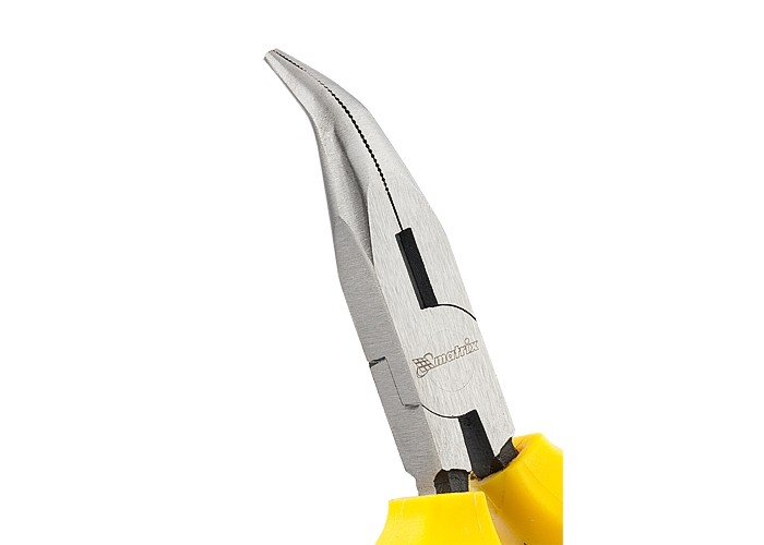 Длинногубцы изогнутые Insulated, 200 мм, двухкомпонентные рукоятки Matrix Professional (17474)