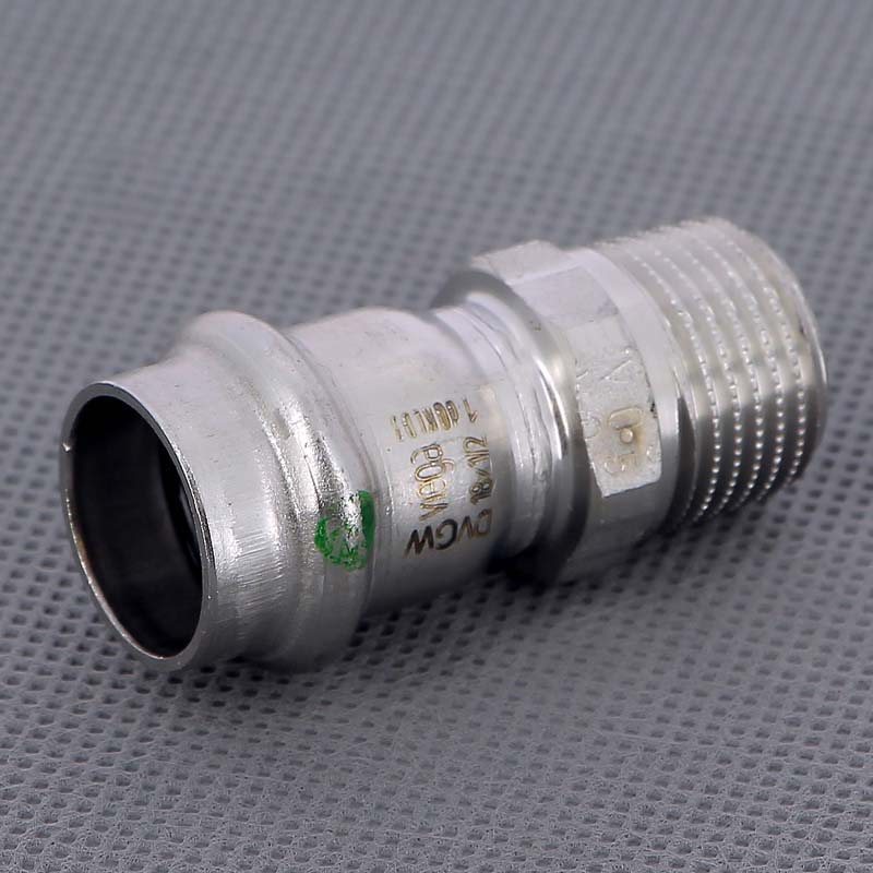 Муфта пресс-Н 18х1/2" нержавеющая сталь Sanpress Inox VIEGA