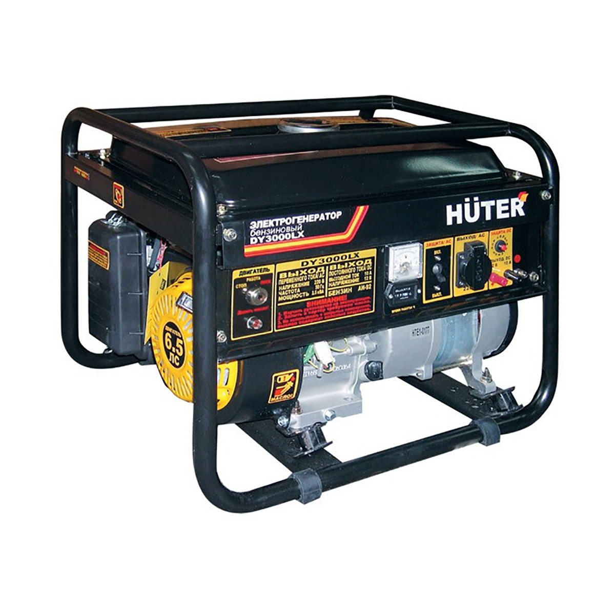 Генератор бензиновый dy3000lx 2,5 квт (электростартер) (1) "huter"