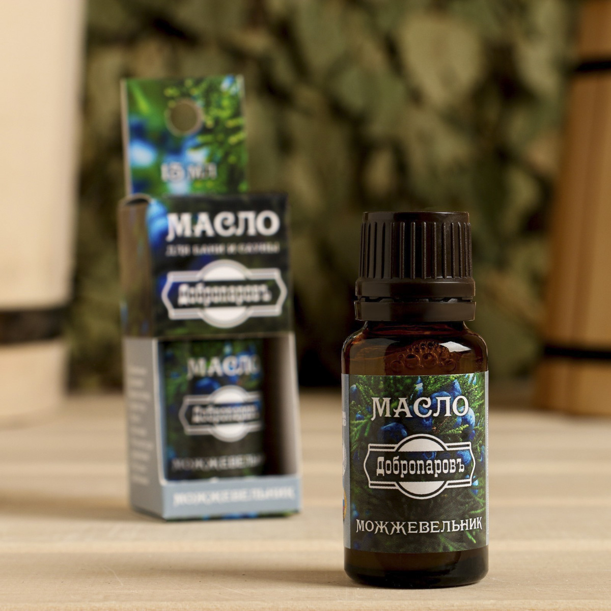 Масло эфирное "можжевельник" 15 мл "добропаровъ" 7475159