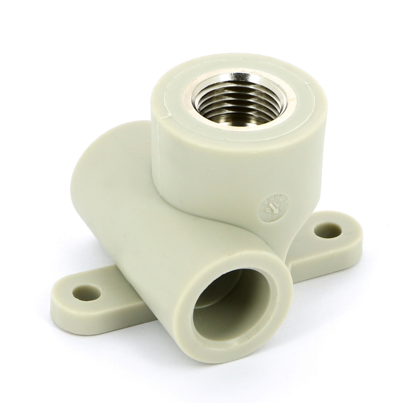 Водорозетка проходная комб. 20 х 1/2" (ВР) PP-R FV-PLAST серый