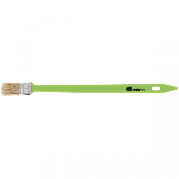 Кисть радиаторная 25 мм, натуральная щетина, пластиковая ручка Сибртех (83855)