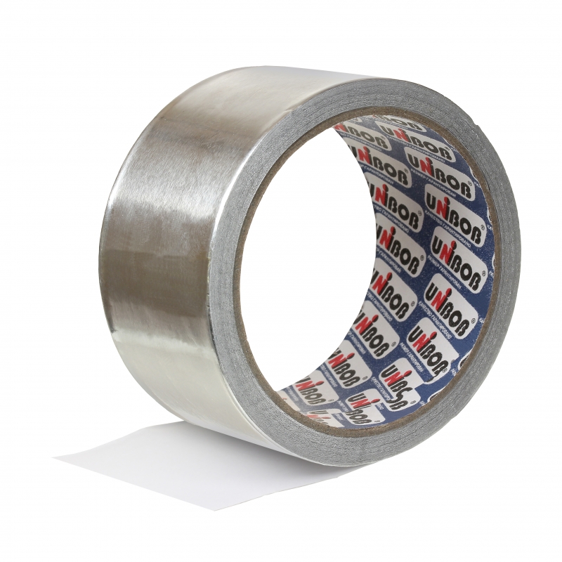 Лента клейкая алюмин. 50 мм х 10 м (24) "unibob"
