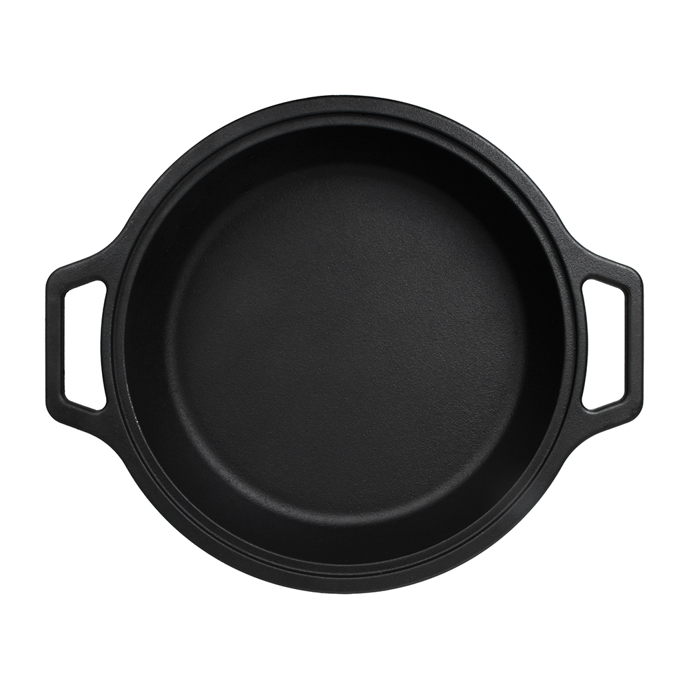 Сковорода чугун. "везувий" 38 см, 6 л с ручками (1) "boyscout" 61550