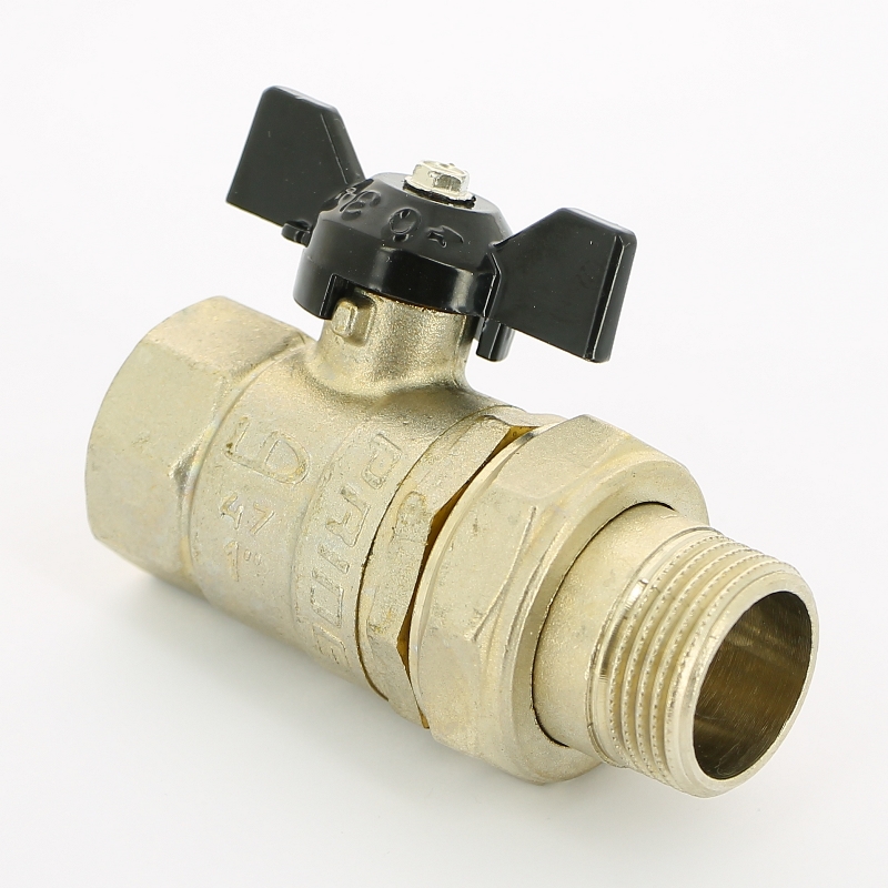 Кран шаровый с разъемным соединением LD Pride НВ 1" - полный проход, бабочка